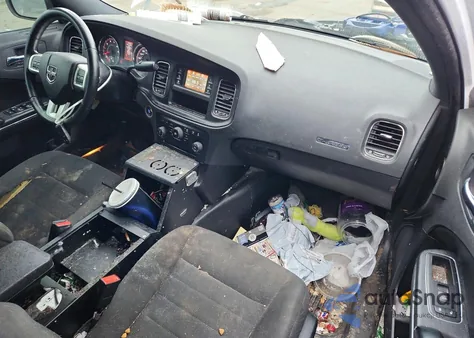 2012 Dodge Charger Police z USA, uszkodzony, nr VIN 2C3CDXAG2CH147883